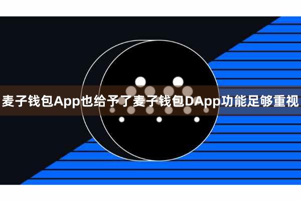 麦子钱包App也给予了麦子钱包DApp功能足够重视