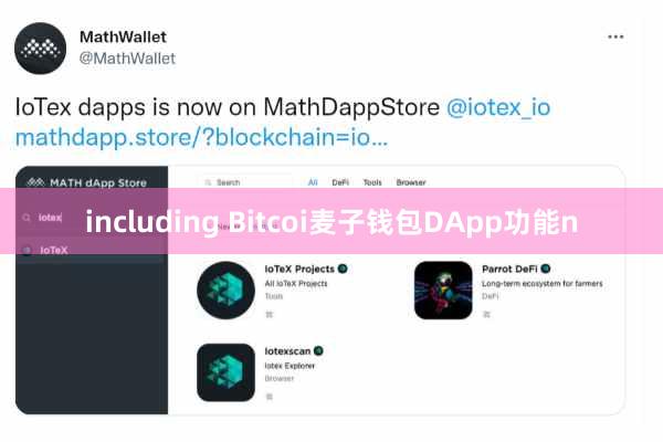 including Bitcoi麦子钱包DApp功能n